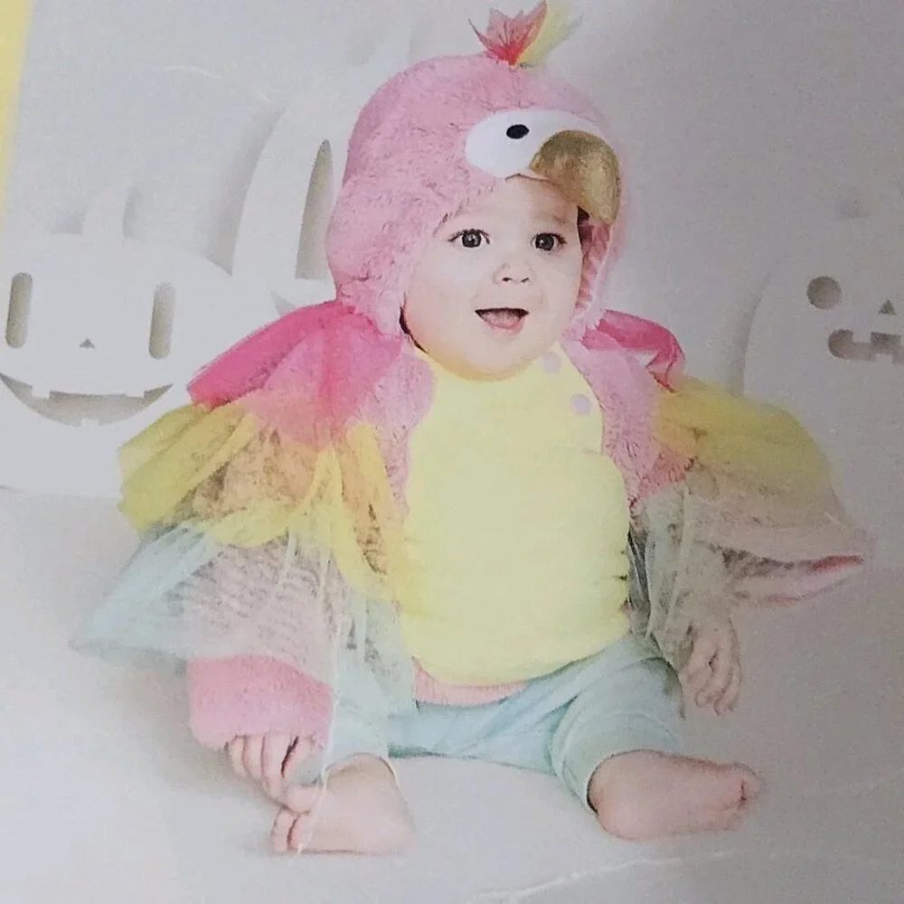 Hyde And Eek Infant Parrot Halloween Costume Size  0-6Months Plush Girls New